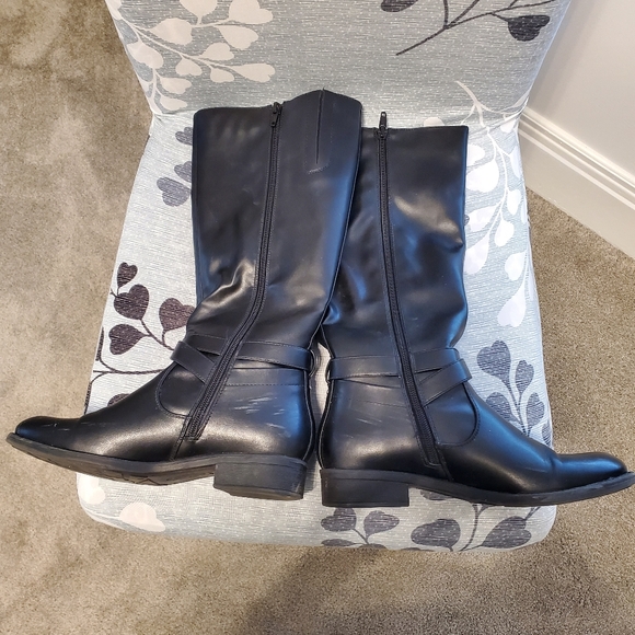 Women's Bass black riding boots size 7 - Picture 4 of 10